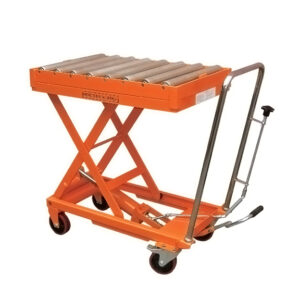 Hand Hydraulic Roller Top Scissor Lift Table