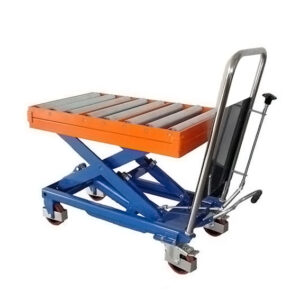 Hand Hydraulic Roller Top Scissor Lift Table