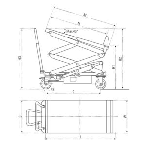 Electric Tilt Lift TableElectric Tilt Lift Table