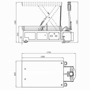 Mobile Electric Hydraulic Scissor Lift Table