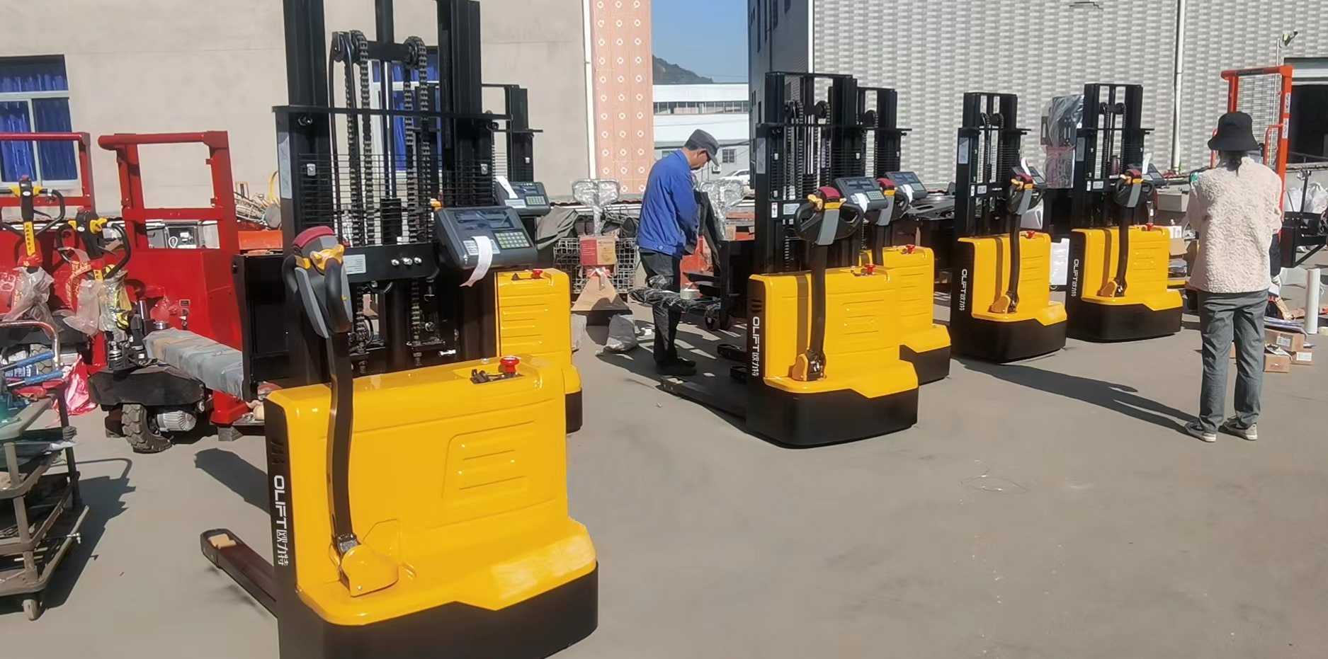 Stacker with scale - Olift Lifting Equipment